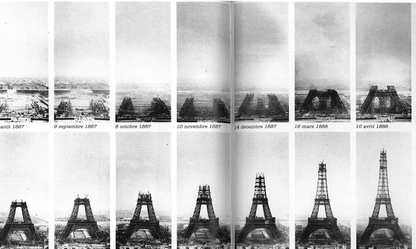 The Eiffel Tower is one of the most famous ephemeral designs that ended up becoming a permanent landmark.
