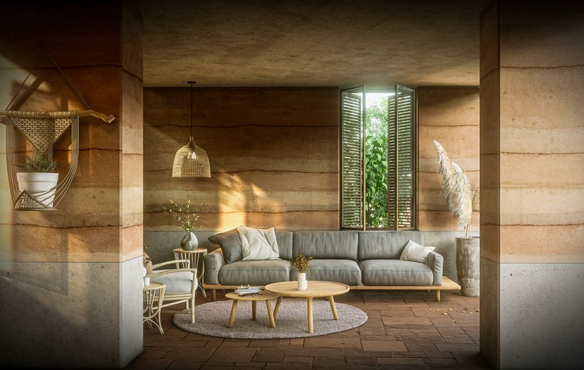 Interior - Vivienda Social  1