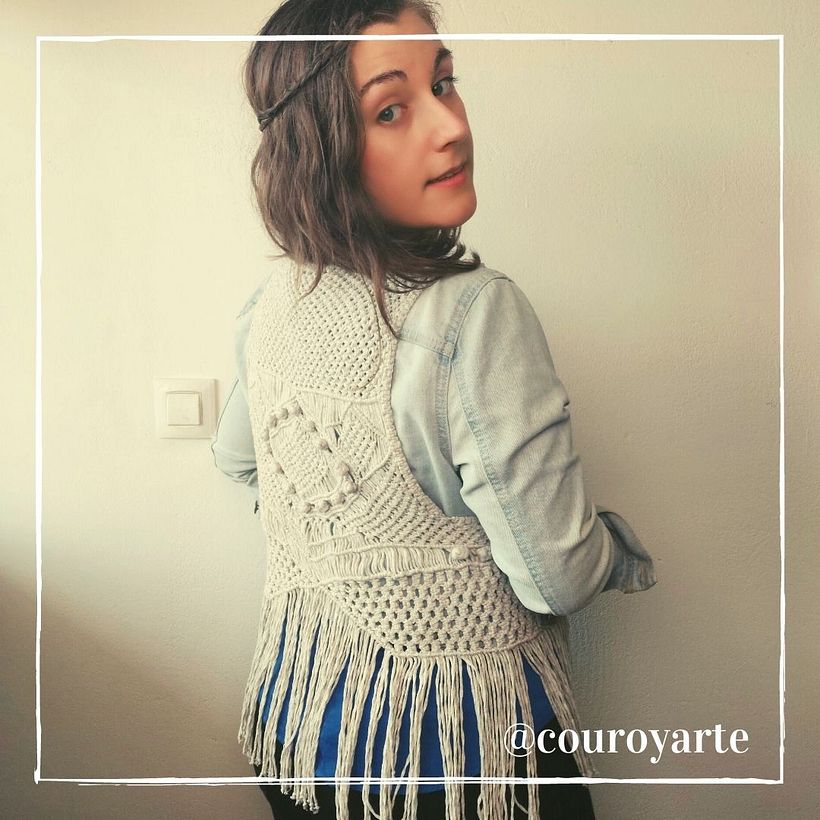 My project in Macramé: Create Unique Clothing course 9