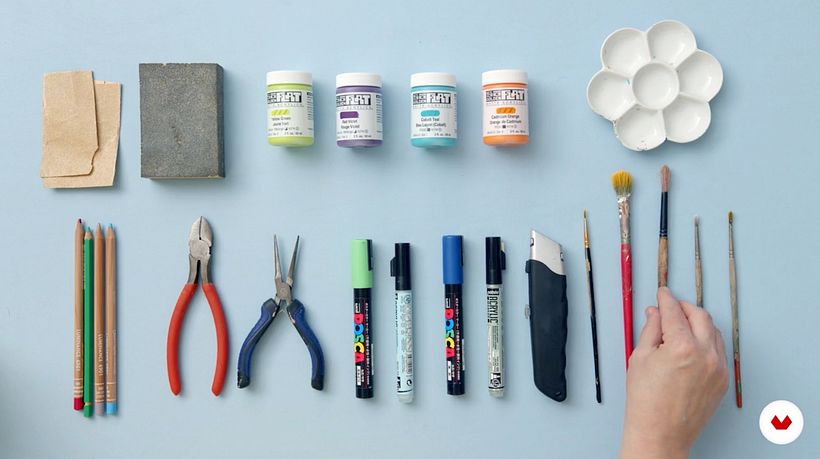 Paint brushes.