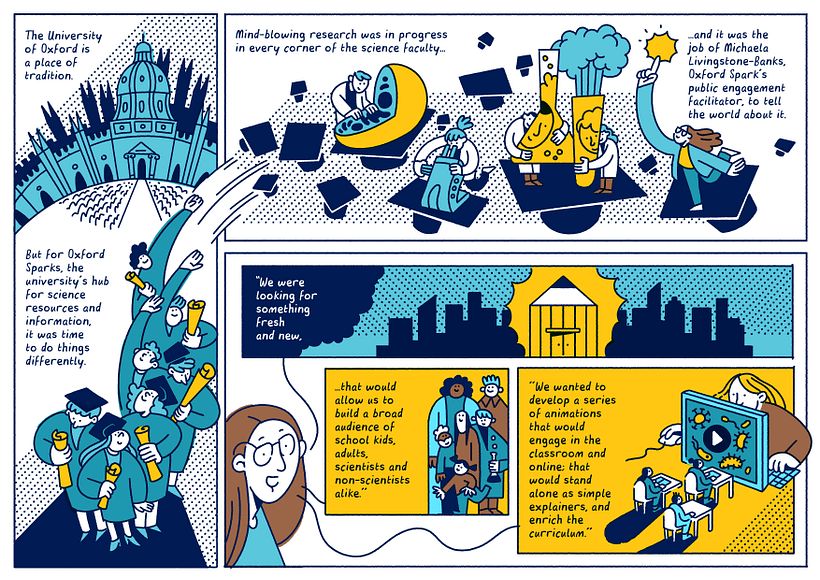 Oxford Sparks - Comic strip 1