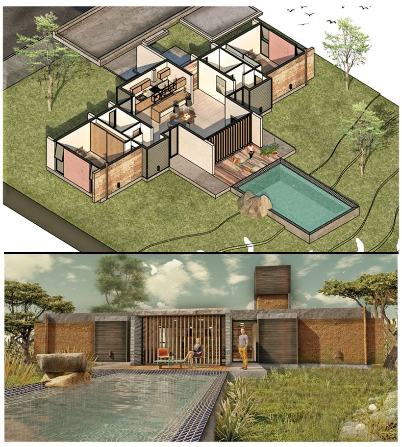 My project in Digital Illustration of Architectural Projects course 1
