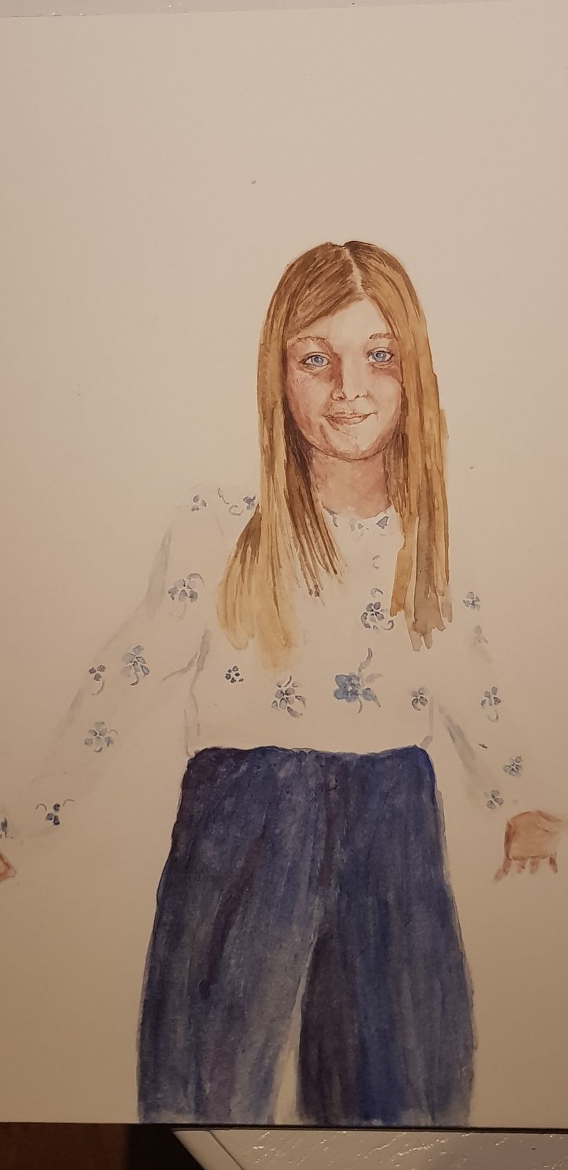 My project in Stylized Portraits in Watercolor course 2