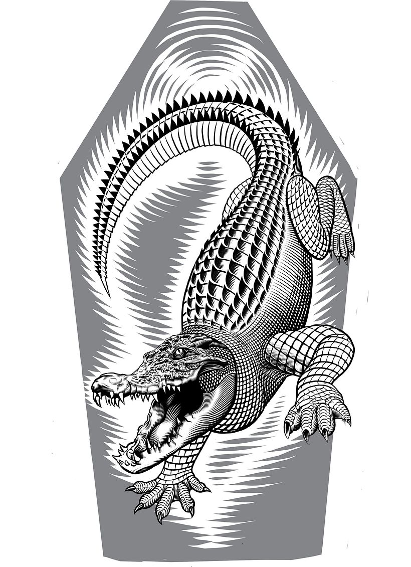 Then I developed it some more by inking in the details.  