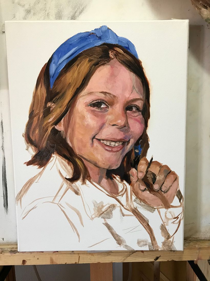 Pintar dientes que parezcan naturales es un reto y siempre me gustan realizar este tipo de bocas.