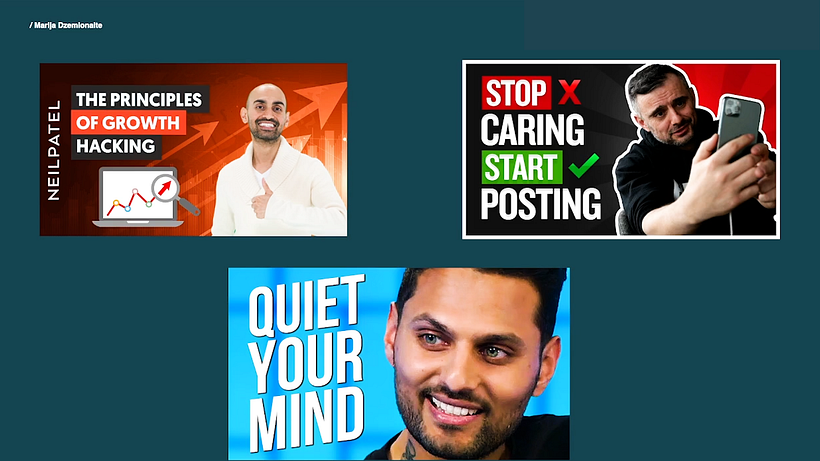 For optimal results, your thumbnail should be 75% image, 25% text, and include a face