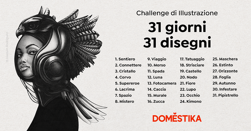 Challenge di illustrazione: 31 giorni, 31 disegni 1