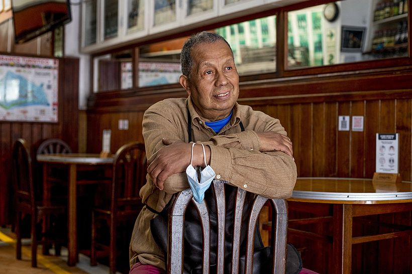 Su carisma y buen trato y personalidad merecía ser retratado
