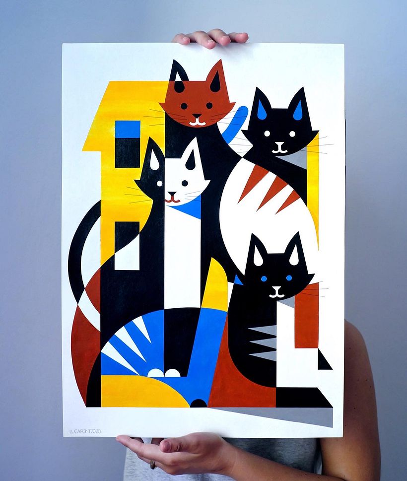 Three cats!