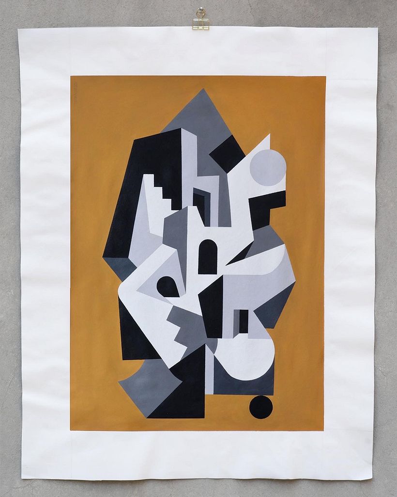 Abstract cityscape