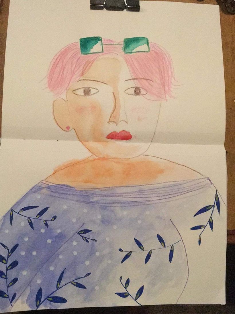 Pink hair