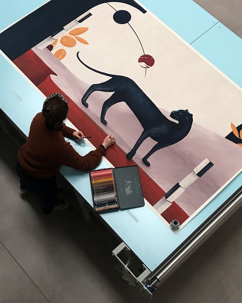 Bespoke Artwork for Chess Club Hallway