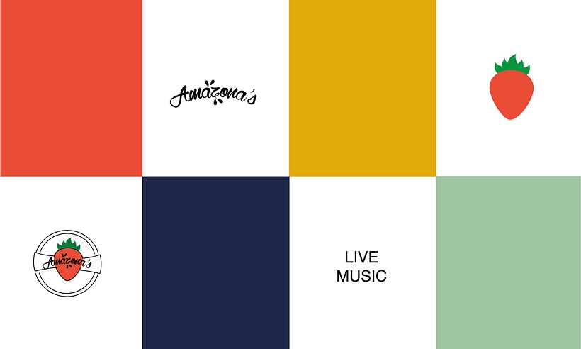 Amazona's  Live Session. Logo, Poster, Merchandising 1