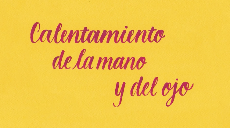 Calienta la mano y el ojo con esta clase gratis de Mariana Rezk. 