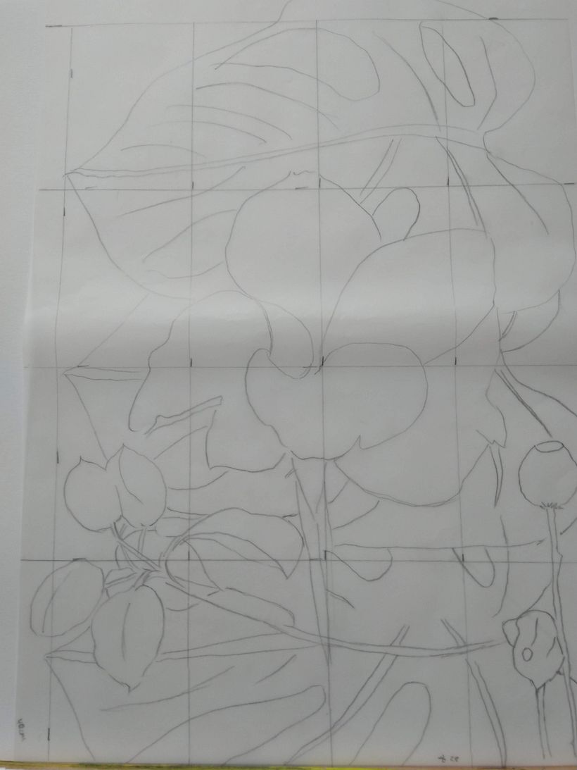 Unit 4: Final Project - 3rd and final design idea which was gridded up