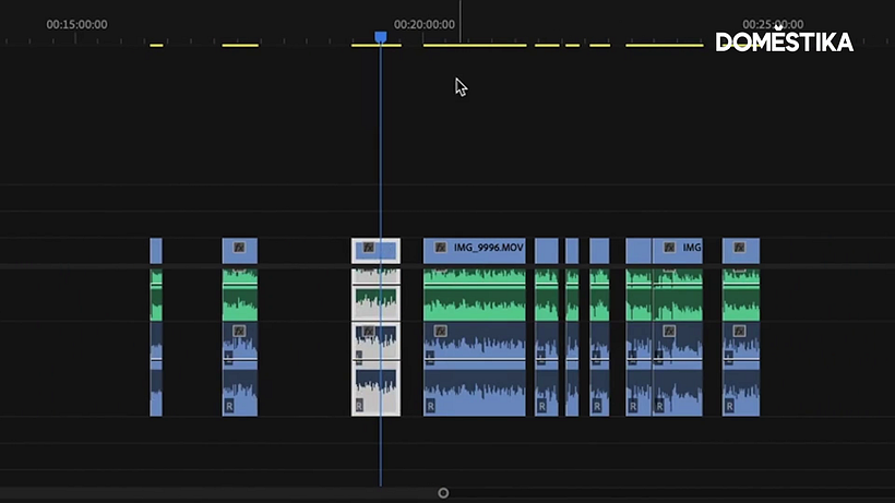 Clipes curtos são mais fáceis de editar