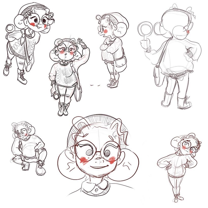 Mon projet du cours : Character design pour animation avec Photoshop 3