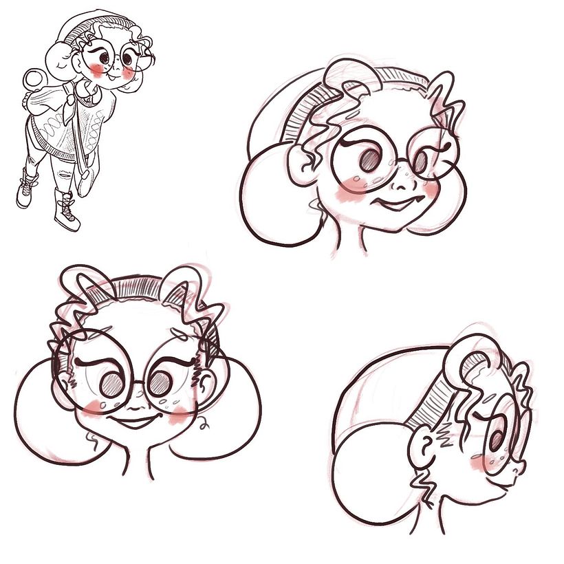 Mon projet du cours : Character design pour animation avec Photoshop 4