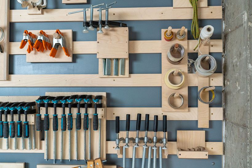 Essential materials to get started in woodworking.