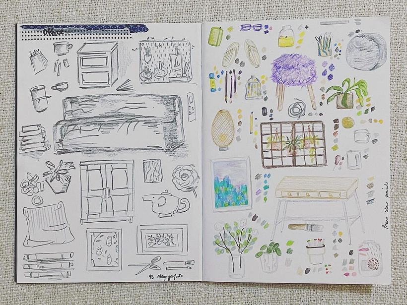 Exploratory Sketchbook with Sarah Van Dongen 3
