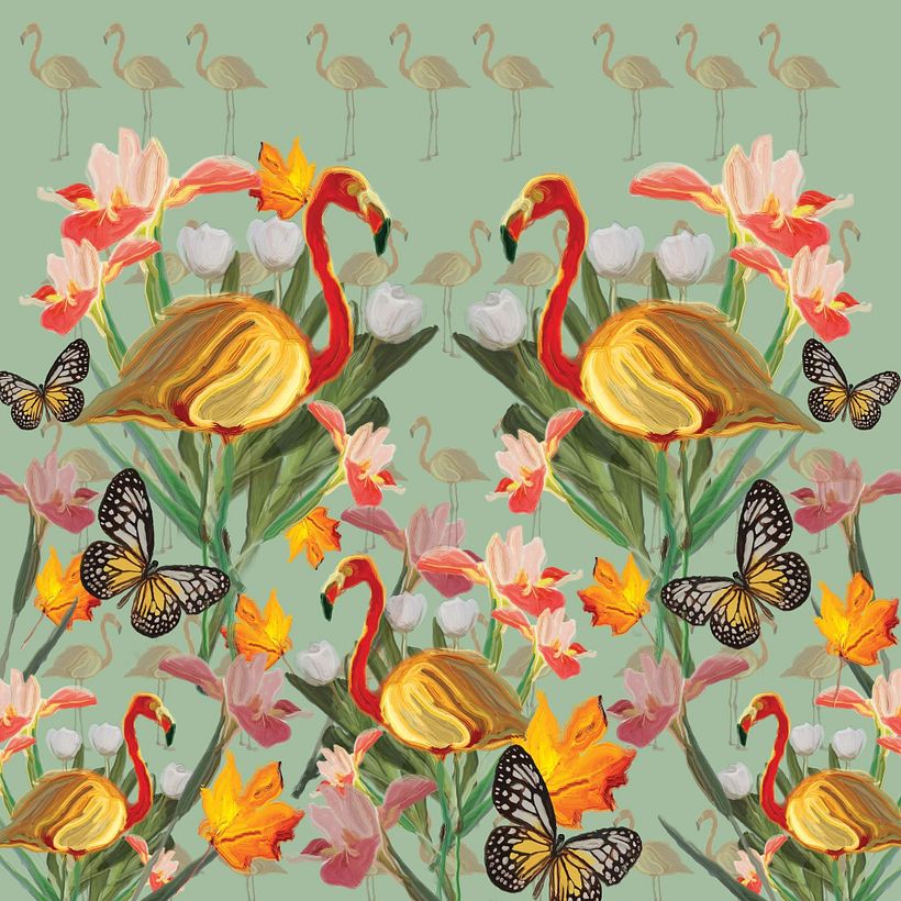 My project in Textile Prints with Digital Techniques course 1