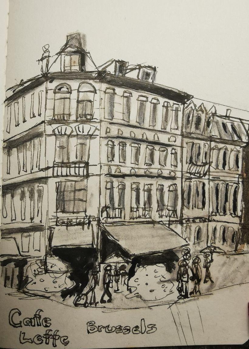 My project in Architectural Sketching with Watercolor and Ink course 3