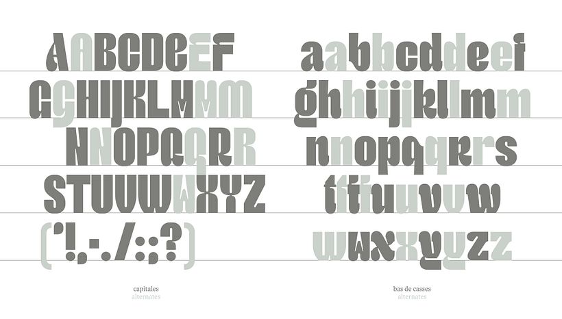 Megh - Wood typeface - Projektowanie graficzne