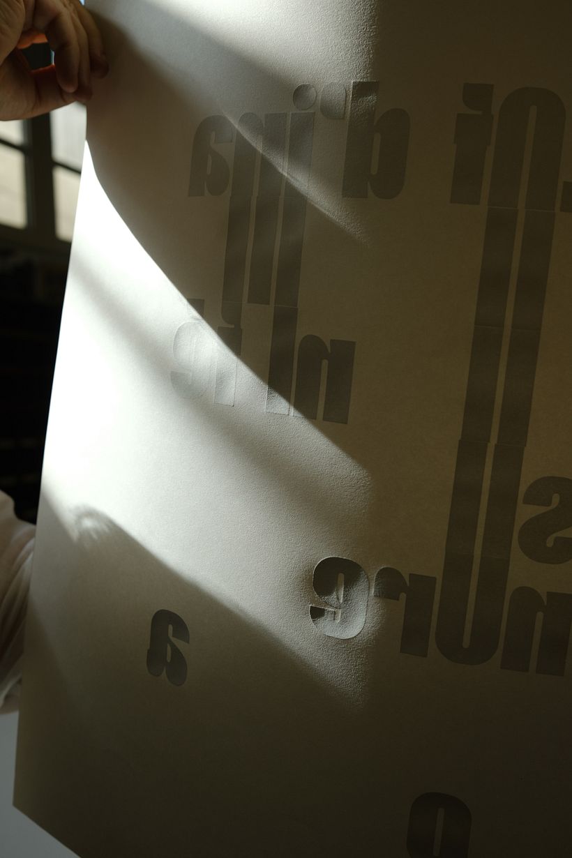 Megh - Wood typeface - Projektowanie graficzne