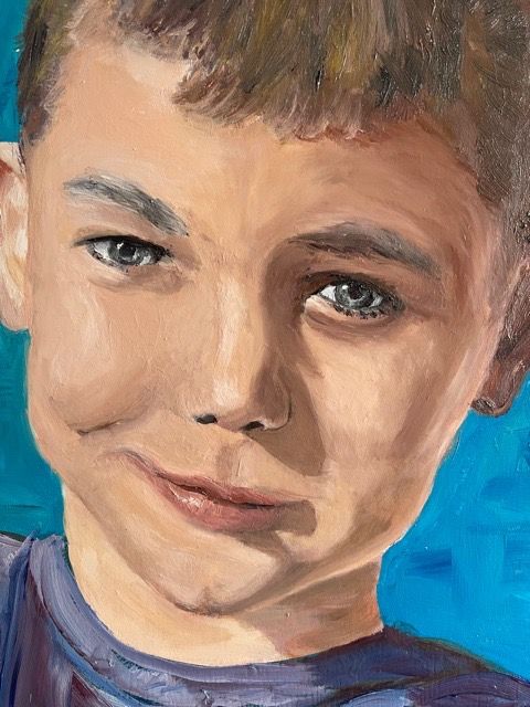 End result of painting