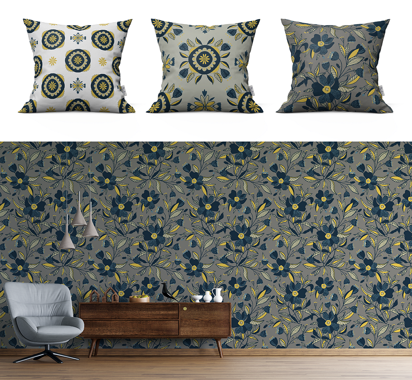 Mi Proyecto del curso: Ilustración digital de patterns para productos 7