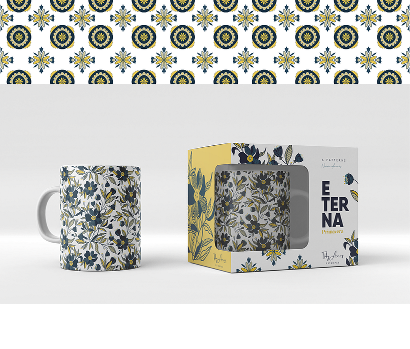 Mi Proyecto del curso: Ilustración digital de patterns para productos 9