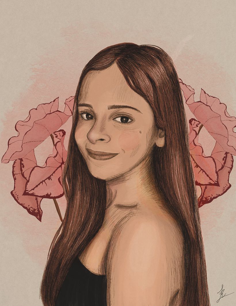 My project in Illustrated Portraits with Procreate course 1
