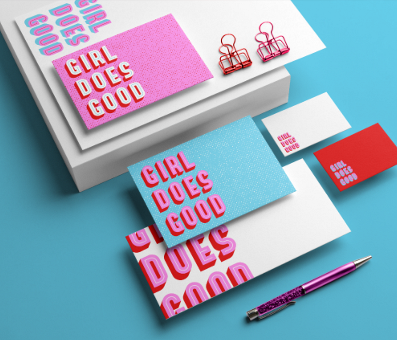 Girl Does Good - Logo and Identity 3