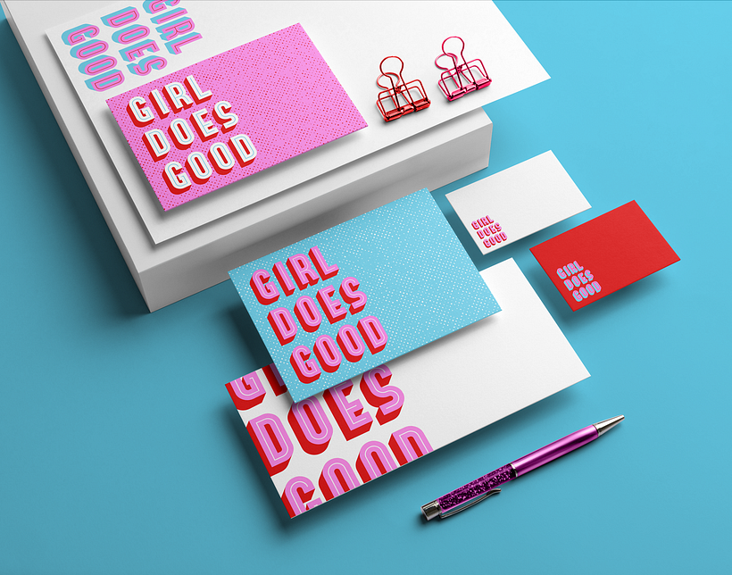 Girl Does Good - Logo and Identity 5