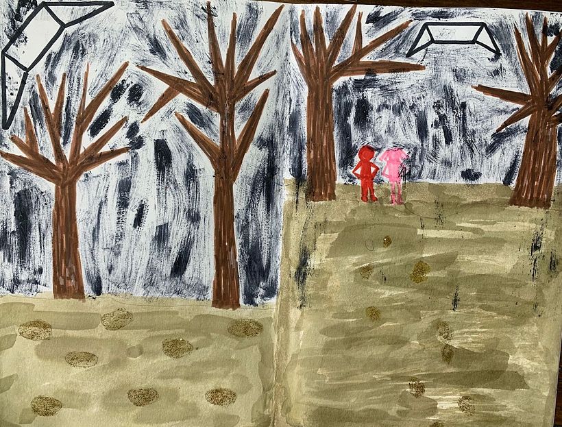 Cuento de Hansel y Gretel de los Hermanos Grimm. Ilustración Adriana González Novi 6