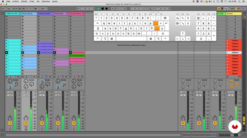 Ableton Live es uno de los software para grabar audio más popular.