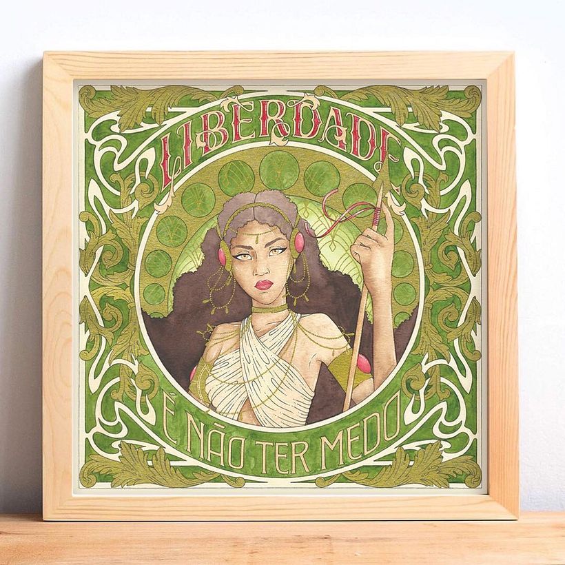 Freedom | Liberdade | Poster and Calendar - Ilustración tradicional