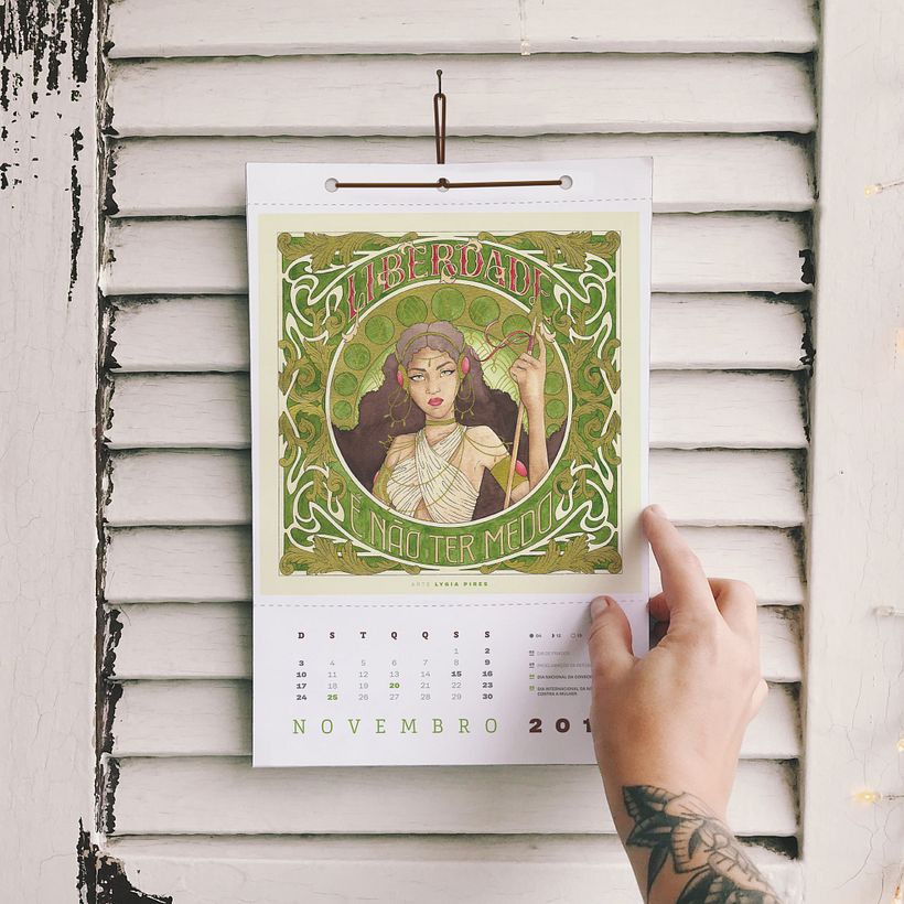 Freedom | Liberdade | Poster and Calendar - Ilustración tradicional