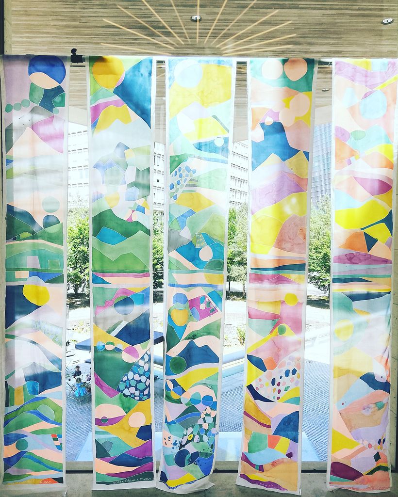 Peindre au MUDAM (Musée d'Art Moderne du Luxembourg) 1