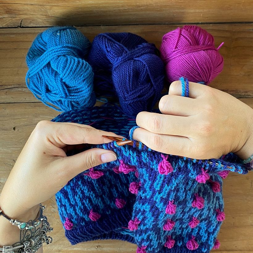 Casi terminando cuello Belloto