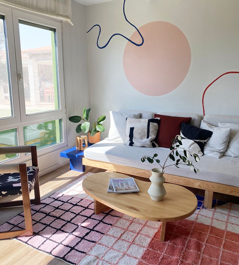 Fun and colorful living room 11