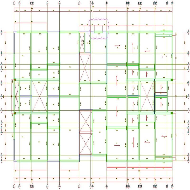 Edificio de Apartamentos con 2 niveles. 4