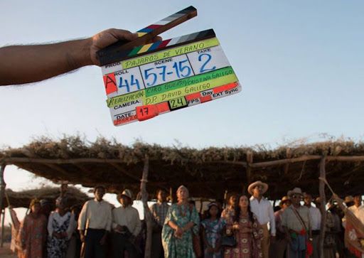 Rodaje de "Pájaros de verano", de Cristina Gallego y Ciro Guerra. 