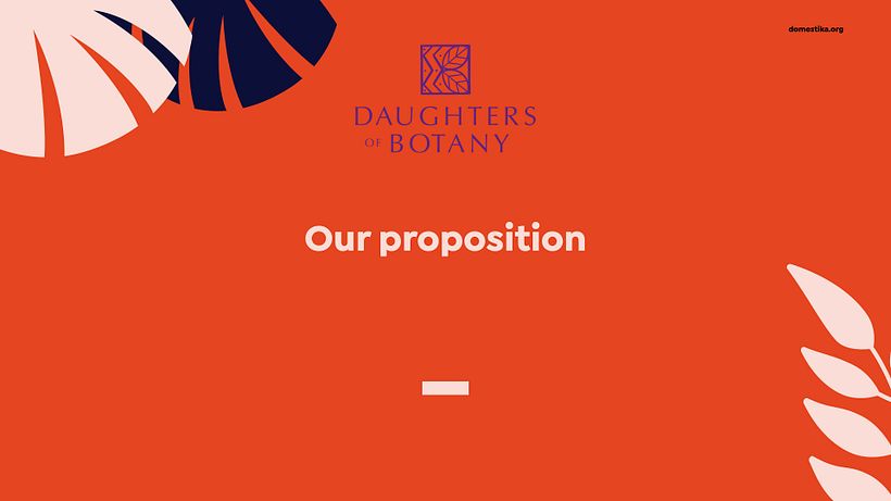 Le projet final de mon cours : Daughters of Botany  - Branding i identyfikacja wizualna