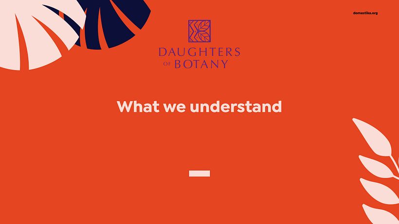 Le projet final de mon cours : Daughters of Botany  - Branding i identyfikacja wizualna