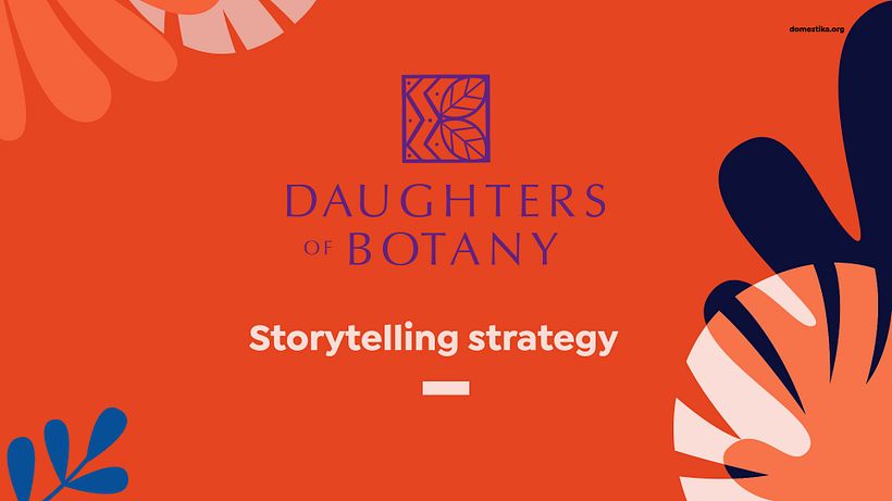 Le projet final de mon cours : Daughters of Botany  - Branding i identyfikacja wizualna