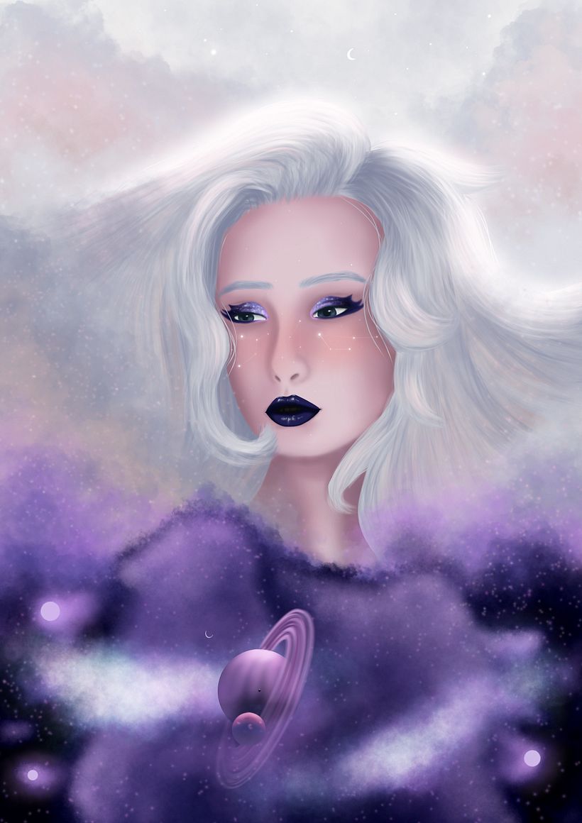 My project in Digital Fantasy Portraits with Photoshop course 1