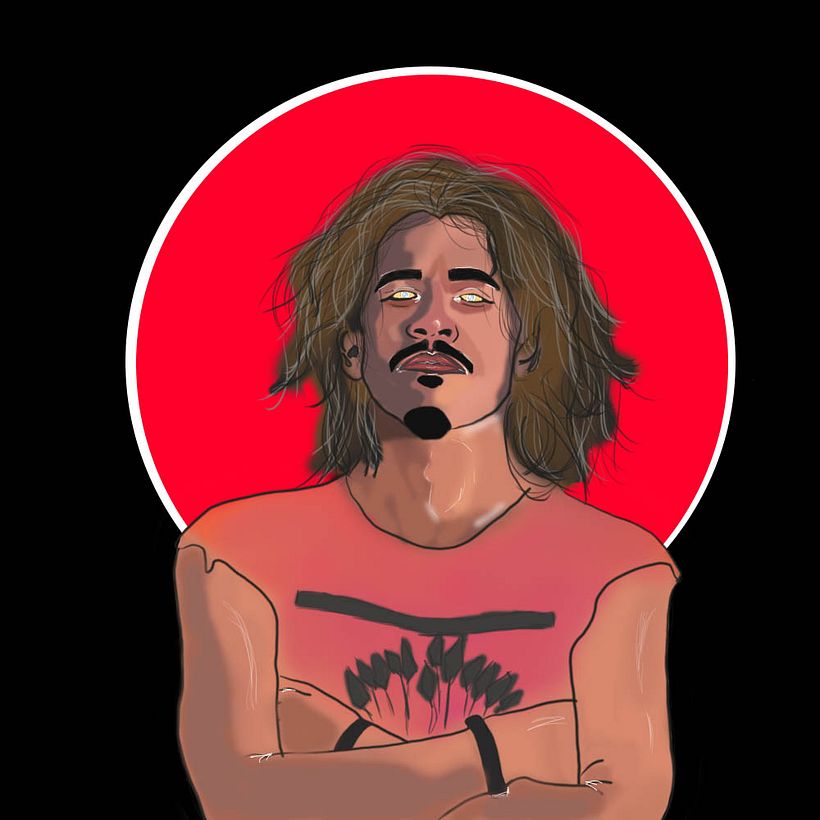 A WARRIOR WITHOUT WEAPONS. Is a warrior still! means a Man without a sword is still a warrior.