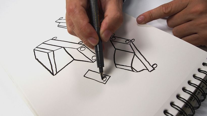 Einfache Übungen für perspektivisches Zeichnen 7