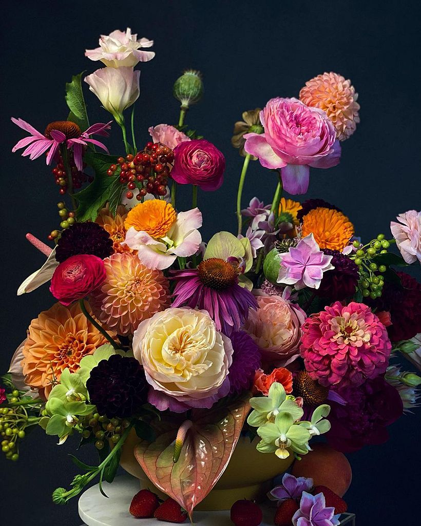 Floral design by Italian studio Dog Wood and fir.